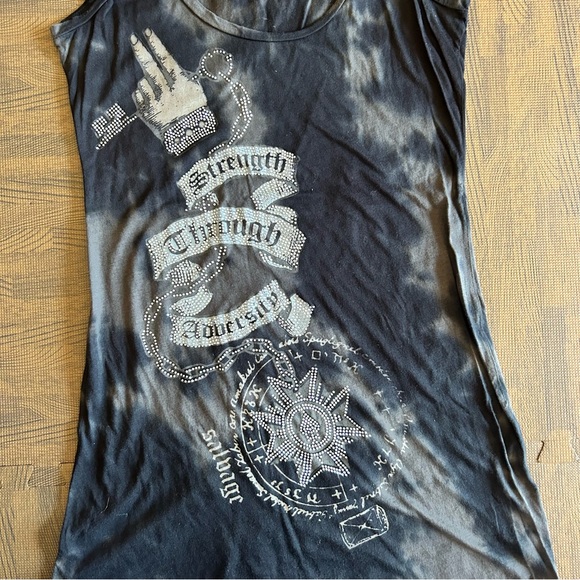 NWOT | Salvage | “Strength Through Adversity” Sequin Tank | Size S - Picture 6 of 13